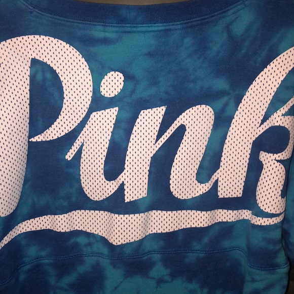 blue tie-dye long sleeve - Picture 3 of 4